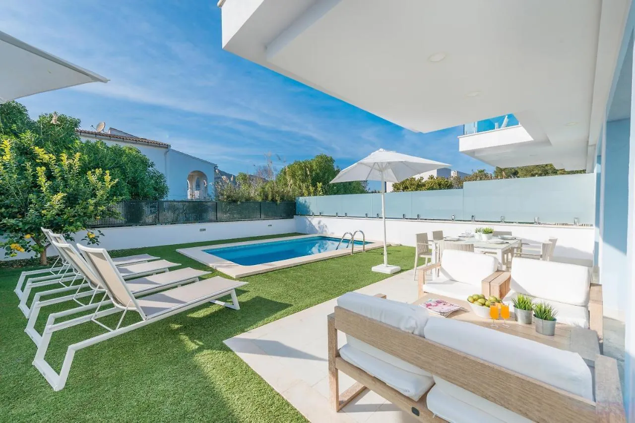 New! Villa Lago B, Alcudia Beach, Mallorca Порто де Алькудиа 0*,  Испания